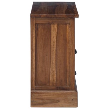 vidaXL Ντουλάπι αποθήκευσης Φυσικό 60x30x60cm Στερεό Ξύλο Τίκ 1 τεμ.