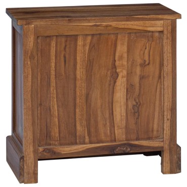 vidaXL Ντουλάπι αποθήκευσης Φυσικό 60x30x60cm Στερεό Ξύλο Τίκ 1 τεμ.