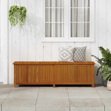 vidaXL Μπαούλο Αποθήκευσης Κήπου 200x50x58cm από Μασίφ Ξύλο Ακακίας 1 τεμ.