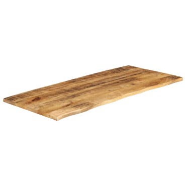 vidaXL Επιφάνεια Τραπεζιού 140x60x2,5cm Live Edge Μασίφ Ξύλο Μάνγκο 1 τεμ.