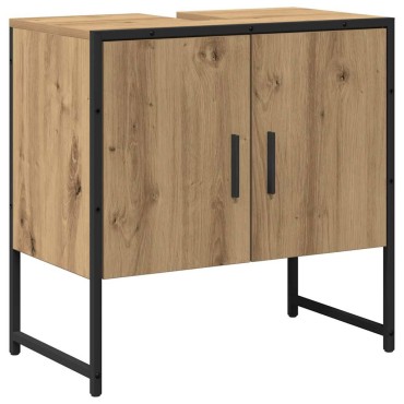vidaXL Σετ Επίπλων Μπάνιου 2 τεμ. Καφέ 60x33x60 εκ