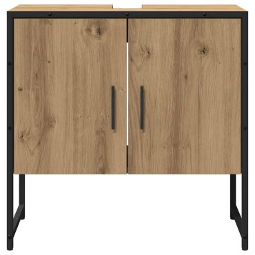 vidaXL Σετ Επίπλων Μπάνιου 2 τεμ. Καφέ 60x33x60 εκ