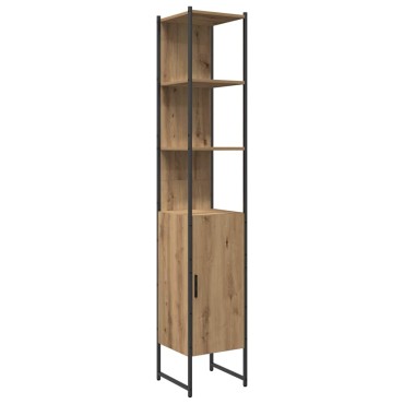 vidaXL Σετ Επίπλων Μπάνιου 4 τεμ. Καφέ 33x33x185,5 εκ