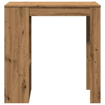 vidaXL Τραπέζι Μπαρ με Ράγες Δρυς 102x50x103,5cm Επεξεργ. Ξύλο 1 τεμ.