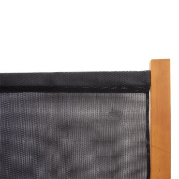vidaXL Διαχωριστικό Δωματίου με 4 Πάνελ Μαύρο 280x180cm 1 τεμ.