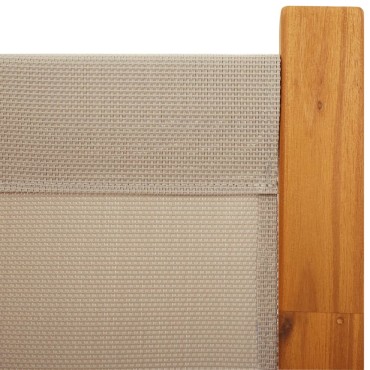 vidaXL Διαχωριστικό Δωματίου με 4 Πάνελ Taupe 280x180cm 1 τεμ.