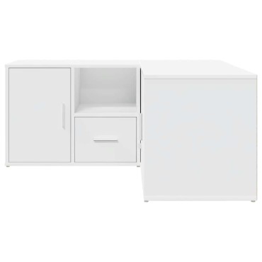 vidaXL Ντουλάπι Γωνιακό Λευκό 160x40x45cm από Επεξ. Ξύλο 1 τεμ.