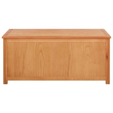 vidaXL Κουτί αποθήκευσης 110x45x45cm Στερεό Ξύλο Δρυός 1 τεμ.