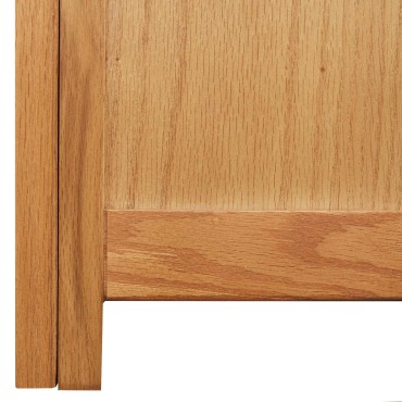 vidaXL Κουτί αποθήκευσης 110x45x45cm Στερεό Ξύλο Δρυός 1 τεμ.