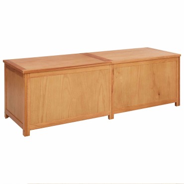 vidaXL Κουτί αποθήκευσης 150x45x45cm Στερεό Ξύλο Δρυός 1 τεμ.