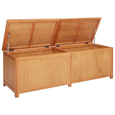 vidaXL Κουτί αποθήκευσης 150x45x45cm Στερεό Ξύλο Δρυός 1 τεμ.