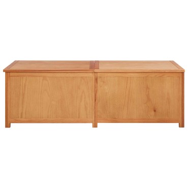 vidaXL Κουτί αποθήκευσης 150x45x45cm Στερεό Ξύλο Δρυός 1 τεμ.