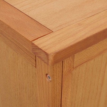 vidaXL Κουτί αποθήκευσης 150x45x45cm Στερεό Ξύλο Δρυός 1 τεμ.