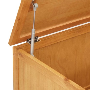 vidaXL Κουτί αποθήκευσης 150x45x45cm Στερεό Ξύλο Δρυός 1 τεμ.