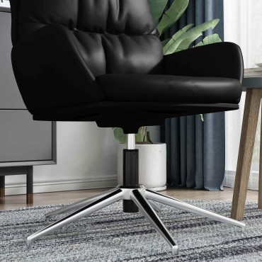 vidaXL Κύλινδρος Αερίου Καρέκλας Γραφείου Μαύρο 9 cm Σίδερο