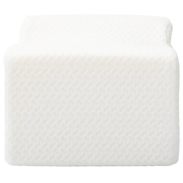 vidaXL Knee Pillow Λευκός Αφρός μνήμης και Πολυεστέρας