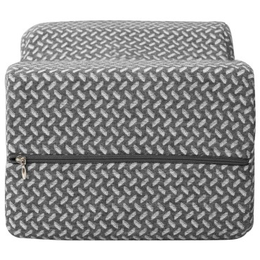 vidaXL Μαξιλάρι Γονάτου Μονόχρωμο Γκρι 26 x 21,5 x 15 εκ. Αφρός Μνήμης