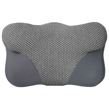 vidaXL Μαξιλάρι λαιμού Γκρι Αφρός Μνήμης 58 x 36 x 13 εκ