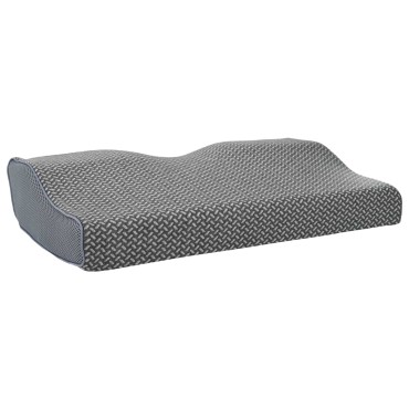 vidaXL Μαξιλάρι με μαξιλάρι Γκρι 60 x 34 x 11 εκ. Πολυεστέρας