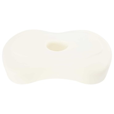 vidaXL Μαξιλάρι λαιμού Γκρι 53 x 34,5 x 10,5 εκ. Αφρός Μνήμης