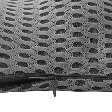 vidaXL Μαξιλάρι πλάτης Γκρι Αφρός Μνήμης 47,5 x 23 x 12 εκ