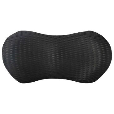 vidaXL Μαξιλάρι πλάτης Μαύρο Αφρός Μνήμης 46 x 24 x 11 εκ