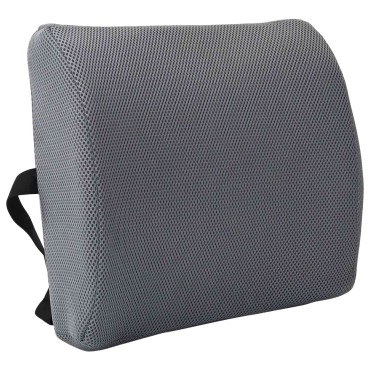vidaXL Μαξιλάρι πλάτης Γκρι Αφρός Μνήμης 36 x 30 x 12 εκ.