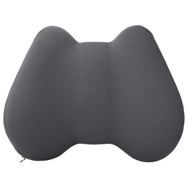 vidaXL Μαξιλάρι πλάτης Γκρι Αφρός Μνήμης 40 x 32 x 14 εκ