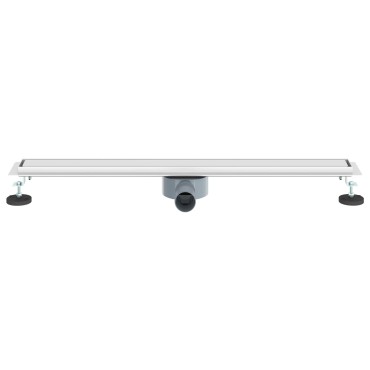 vidaXL Σιφόνι ντους 2-σε-1 με 360° σιφόνι Ασημί 80 cm