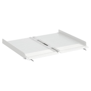 vidaXL Ράμπα για αμαξίδιο 270 κιλών Ασημί 62 x 73 x 5 εκ. Αλουμίνιο