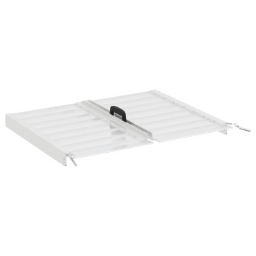 vidaXL Ράμπα για αμαξίδιο 270 κιλών Ασημί 62 x 73 x 5 εκ. Αλουμίνιο