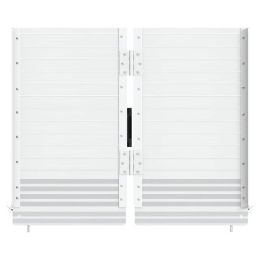 vidaXL Ράμπα για αμαξίδιο 270 κιλών Ασημί 62 x 73 x 5 εκ. Αλουμίνιο