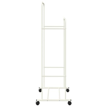 vidaXL Ράφι Ρούχων Λευκό 80 x 53 x 156 εκ
