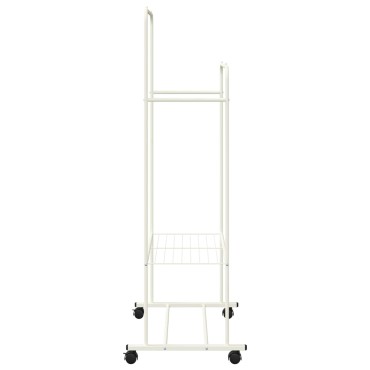 vidaXL Ράφι Ρούχων Λευκό 80 x 53 x 156 εκ