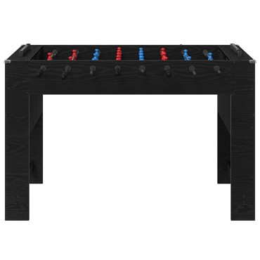 vidaXL Τραπέζι Φουτμπολ Μαύρη Δρυς 125 x 60,5 x 80 εκ.