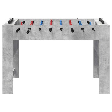 vidaXL Τραπέζι Φουτμπολ Σκυρόχρωμο Γκρι 125 x 60,5 x 80 εκ.