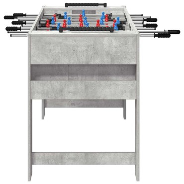 vidaXL Τραπέζι Φουτμπολ Σκυρόχρωμο Γκρι 125 x 60,5 x 80 εκ.
