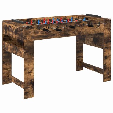 vidaXL Τραπέζι Φουτμπολ Καπνιστή Δρυς 125 x 60,5 x 80 εκ.