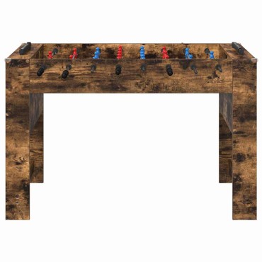 vidaXL Τραπέζι Φουτμπολ Καπνιστή Δρυς 125 x 60,5 x 80 εκ.