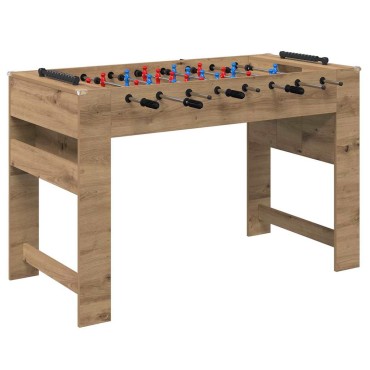vidaXL Τραπέζι Φουτμπολ Τεχνίτικη Δρυς 125 x 60,5 x 80 εκ.