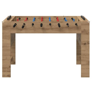 vidaXL Τραπέζι Φουτμπολ Τεχνίτικη Δρυς 125 x 60,5 x 80 εκ.
