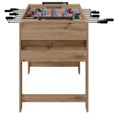 vidaXL Τραπέζι Φουτμπολ Τεχνίτικη Δρυς 125 x 60,5 x 80 εκ.
