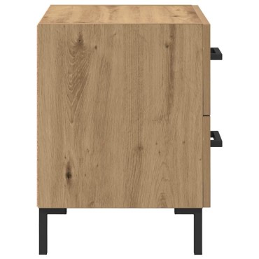 vidaXL Κομοδίνο Artisan Oak 40x35x47,5cm Επεξεργασμένο Ξύλο 1 τεμ.