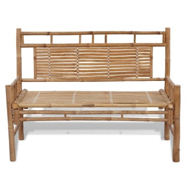 vidaXL Παγκάκι Κήπου από Μπαμπού 120x55x90cm 1 τεμ.