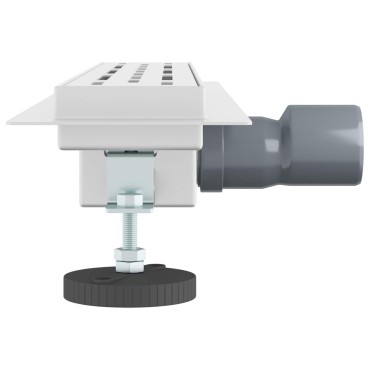 vidaXL Εκροή ντους με σχέδιο γραμμής Ασημί 60 cm Ανοξείδωτο Ατσάλι 304