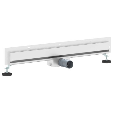 vidaXL Αποχέτευση Ντους Τοίχου Ασημί 70 cm Ανοξείδωτο Ατσάλι 304