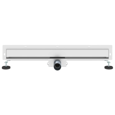 vidaXL Αποχέτευση Ντους Τοίχου Ασημί 70 cm Ανοξείδωτο Ατσάλι 304