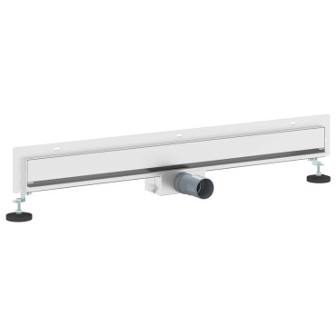 vidaXL Αποχέτευση Ντους Τοίχου Ασημί 80 cm Ανοξείδωτο Ατσάλι 304