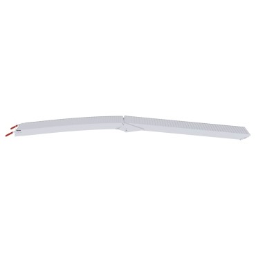 vidaXL Ράμπα Μοτοσικλέτας 680 κιλά 2 pcs Ασημί 205 x 28 x 5 εκ