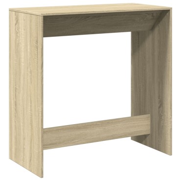 vidaXL Τραπέζι Μπαρ Sonoma Δρυς 102x50x103,5cm Επεξεργ. Ξύλο 1 τεμ.